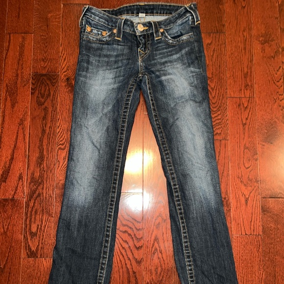 AUTHENTIC TRUE RELIGION JEANS, SIZE 26, LIKE NEW - Picture 3 of 6